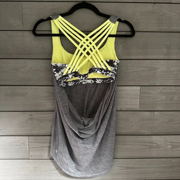 Lululemon Wild Tank Top Gray Size 6 - Picture 4 of 10